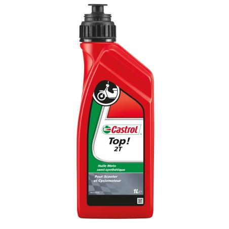 Photographie d'une huile de moteur Huile Moteur Castrol Moto TOP! 2T 1L