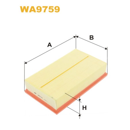 Photographie du produit d'entretien Filtre à Air WIX WA9759 pour voiture