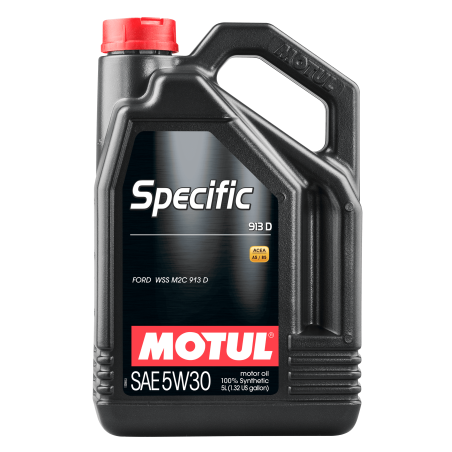 Photographie d'un bidon de Huile Moteur Motul SPECIFIC FORD 913D 5W30