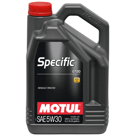 Photographie d'un bidon de Huile Moteur Motul SPECIFIC 0720 5W30