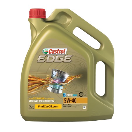 Photographie d'un bidon de Huile Moteur Castrol Edge 5W40