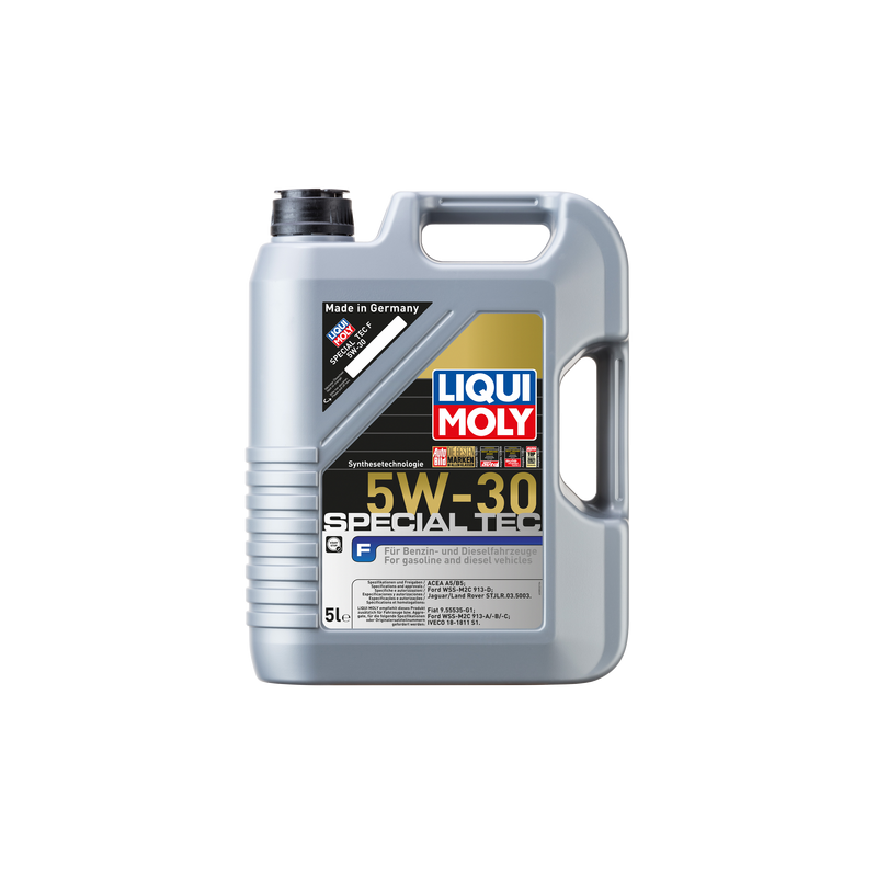 Photographie d'un bidon de Special TEC F 5W-30 | Huile moteur voiture Liqui Moly
