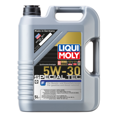 Photographie d'un bidon de Special TEC F 5W-30 | Huile moteur voiture Liqui Moly