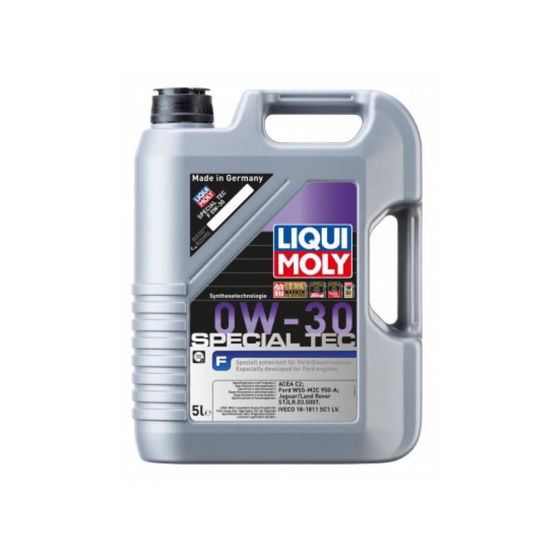 Photographie d'un bidon de Special Tec F 0W-30 C2 | Huile moteur Liqui Moly
