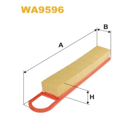 Photographie du produit d'entretien Filtre à Air WIX WA9596 pour voiture