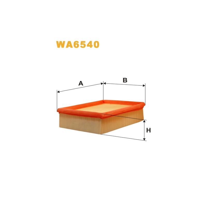 Photographie du produit d'entretien Filtre à Air WIX WA6540 pour voiture