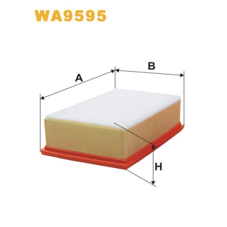 Photographie du produit d'entretien Filtre à Air WIX WA9595 pour voiture Photographie du produit d'entretien Filtre à Air WIX WA9595 pour voiture
