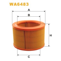 Photographie du produit d'entretien Filtre à Air WIX WA6483 pour voiture