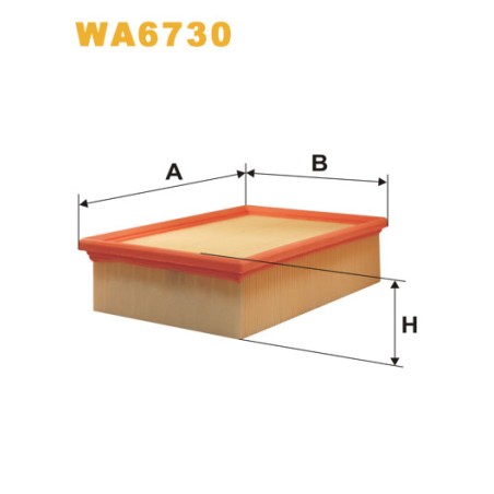 Photographie du produit d'entretien Filtre à Air WIX WA6730 pour voiture