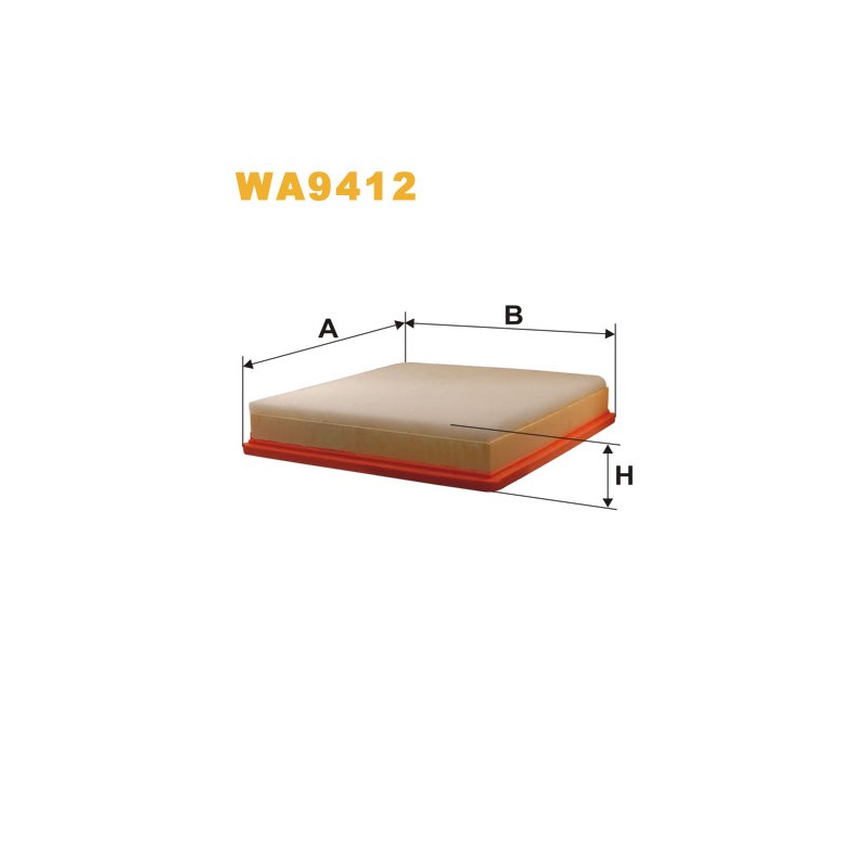 Photographie du produit d'entretien Filtre à Air WIX WA9412 pour voiture