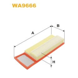 Photographie du produit d'entretien Filtre à Air WIX WA9666 pour voiture