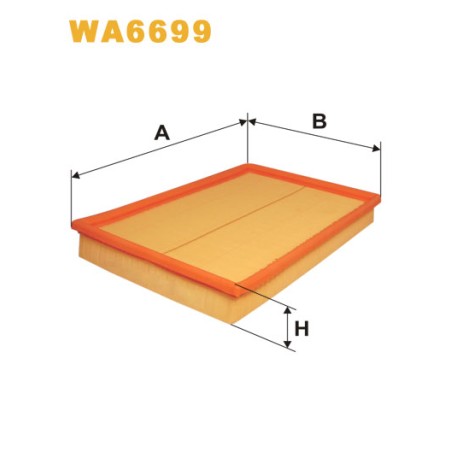 Photographie du produit d'entretien Filtre à Air WIX WA6699 pour voiture Photographie du produit d'entretien Filtre à Air WIX WA6699 pour voiture