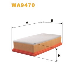 Photographie du produit d'entretien Filtre à Air WIX WA9470 pour voiture