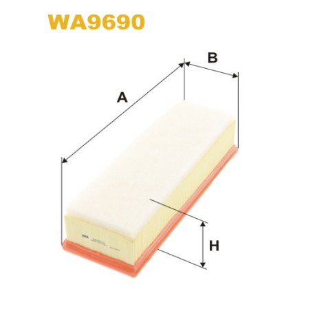 Photographie du produit d'entretien Filtre à Air WIX WA9690 pour voiture Photographie du produit d'entretien Filtre à Air WIX WA9690 pour voiture