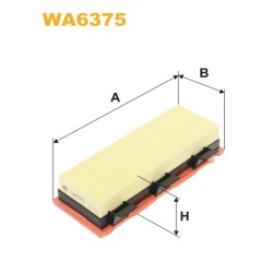 Photographie du produit d'entretien Filtre à Air WIX WA6375 pour voiture