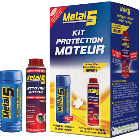 Photographie du produit d'entretien Métal 5 Kit de Protection Moteur Photographie du produit d'entretien Métal 5 Kit de Protection Moteur
