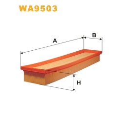 Photographie du produit d'entretien Filtre à Air WIX WA9503 pour voiture