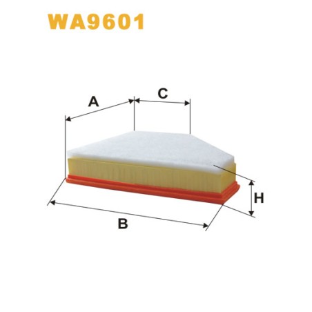 Photographie du produit d'entretien Filtre à Air WIX WA9601 pour voiture