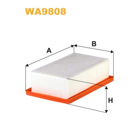 Photographie du produit d'entretien Filtre à Air WIX WA9808 pour voiture Photographie du produit d'entretien Filtre à Air WIX WA9808 pour voiture