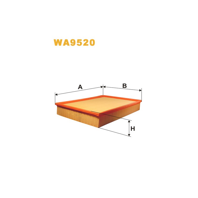 Photographie du produit d'entretien Filtre à Air WIX WA9520 pour voiture