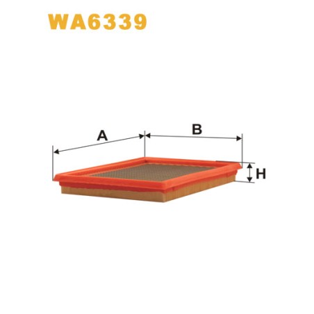 Photographie du produit d'entretien Filtre à Air WIX WA6339 pour voiture