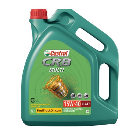 Photographie d'une huile de moteur Huile Moteur Castrol CRB Multi 15W40 CI-4/E7 5L