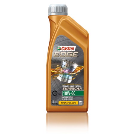 Photographie d'un bidon de Huile Moteur Castrol Edge 10W60 SUPERCARS