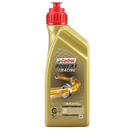 Photographie d'une huile de moteur Huile Moteur Moto Castrol Power 1 Racing 2T 1L