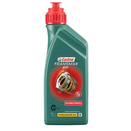 Photographie d'une huile de moteur Huile de Boîte Castrol Transmax ATF DX III MV 1L