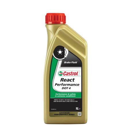 Photographie du produit d'entretien Liquide de Freins Castrol React Performance DOT 4 1L