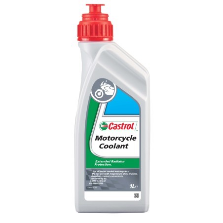 Photographie d'une huile de moteur Liquide de Refroidissement Moto Castrol Motorcycle Coolant 1L