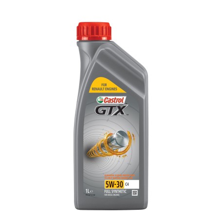 Photographie d'un bidon de Huile Moteur Castrol GTX 5W30 C4