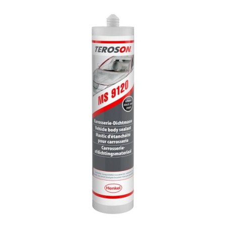 Photographie du produit d'entretien Mastic d'étanchéité de carrosserie TEROSON MS 9120 - 310mL Photographie du produit d'entretien Mastic d'étanchéité de carrosserie TEROSON MS 9120 - 310mL