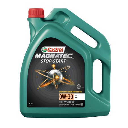 Photographie d'un bidon de Huile Moteur Castrol Magnatec Stop-Start 0W30 C2