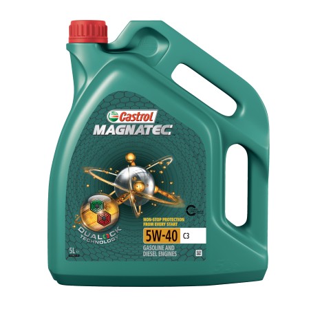 Photographie d'un bidon de Huile Moteur Castrol Magnatec 5W40 C3