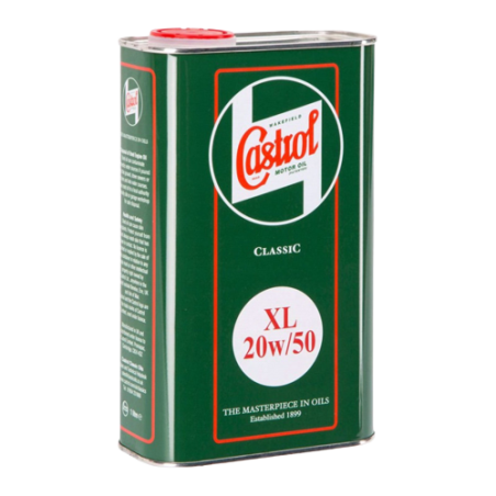 Photographie d'un bidon de Huile Moteur Castrol CLASSIC XL 20W50