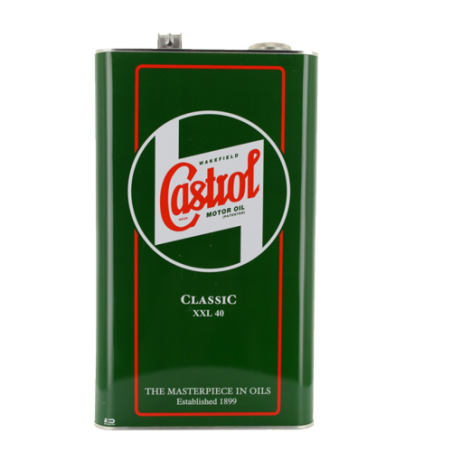 Photographie d'un bidon de Huile Moteur Castrol CLASSIC XXL 40 5L