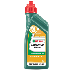 Photographie du produit d'entretien Huile de Boîte Castrol UNIVERSAL 75W90 GL-4/GL-5 1L