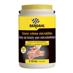 Photographie du produit d'entretien Savon Crème Microbilles Parfumé avec pompe intégrée Bardahl 3L