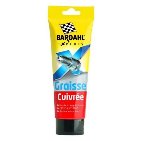 Photographie du produit d'entretien Graisse Cuivrée en tube Bardahl 150g Photographie du produit d'entretien Graisse Cuivrée en tube Bardahl 150g