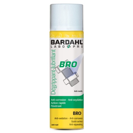 Photographie du produit d'entretien Dégrippant Lubrifiant Bardahl BRO 500mL