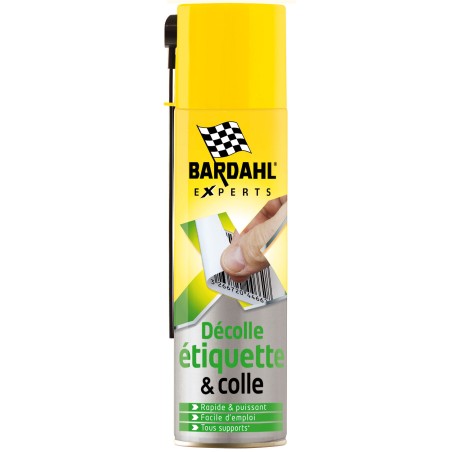 Photographie du produit d'entretien Décolle Etiquette & Colle Bardahl 250mL