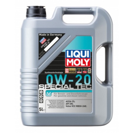 Photographie d'un bidon de Special Tec V 0W20 C5 | Huile moteur Liqui Moly