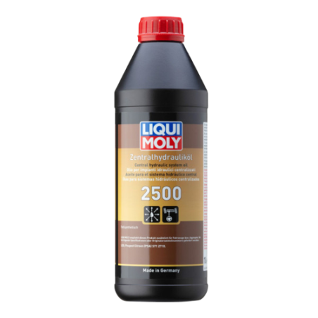 Photographie du produit d'entretien Huile système hydraulique central 2500 Liqui Moly 1L Photographie du produit d'entretien Huile système hydraulique central 2500 Liqui Moly 1L