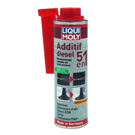 Photographie du produit d'entretien Additif Diesel 5 en 1 Liqui Moly 300mL