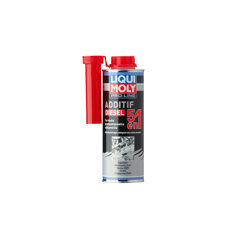 Photographie du produit d'entretien Pro-Line Additif Diesel 5 en 1 Liqui Moly 500mL