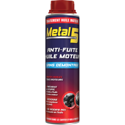 Photographie du produit d'entretien Métal 5 Anti-fuite huile moteur 300mL