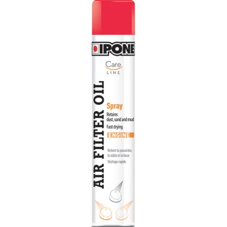 Photographie d'une huile de moteur Huile pour Filtre à Air en mousse Ipone 750mL|AIR FILTER OIL SPRAY