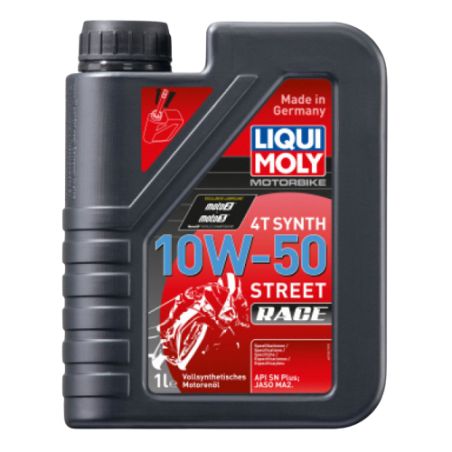 Motorbike 4T Synth 10W-50 Street Race 1L | Huile moteur moto Liqui Moly