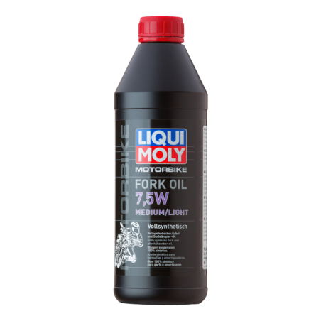 Huile de fourche Liqui Moly Motorbike Fork Oil 7,5W medium/light 1L